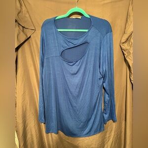 Elegant Blue Women's Top